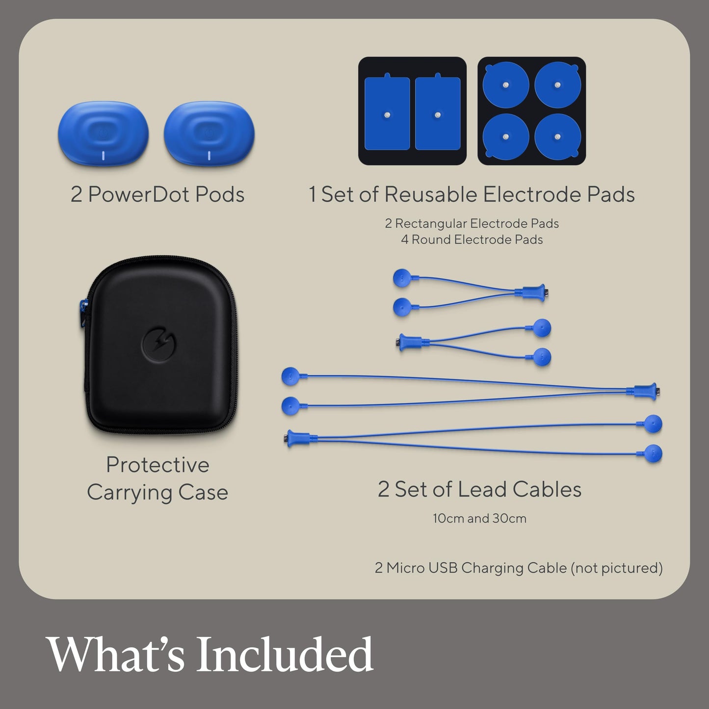 Therabody PowerDot 2.0 Duo - Stim TENS Unit for Pain Relief - Bluetooth Electrical Muscle Stimulation Device, 2 Smart Wireless NMES & TENS Pods for Muscle Pain, PMS and Menstrual Period Cramps - Red