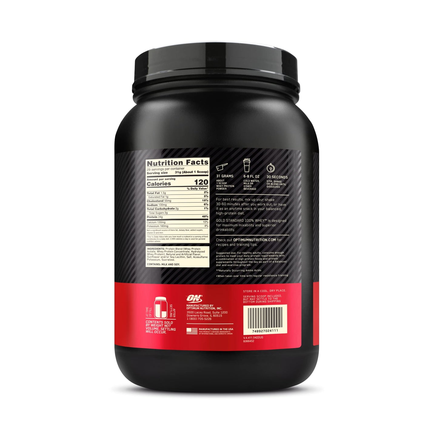 OPTIMUM NUTRITION Gold Standard Banana Cream 2lb