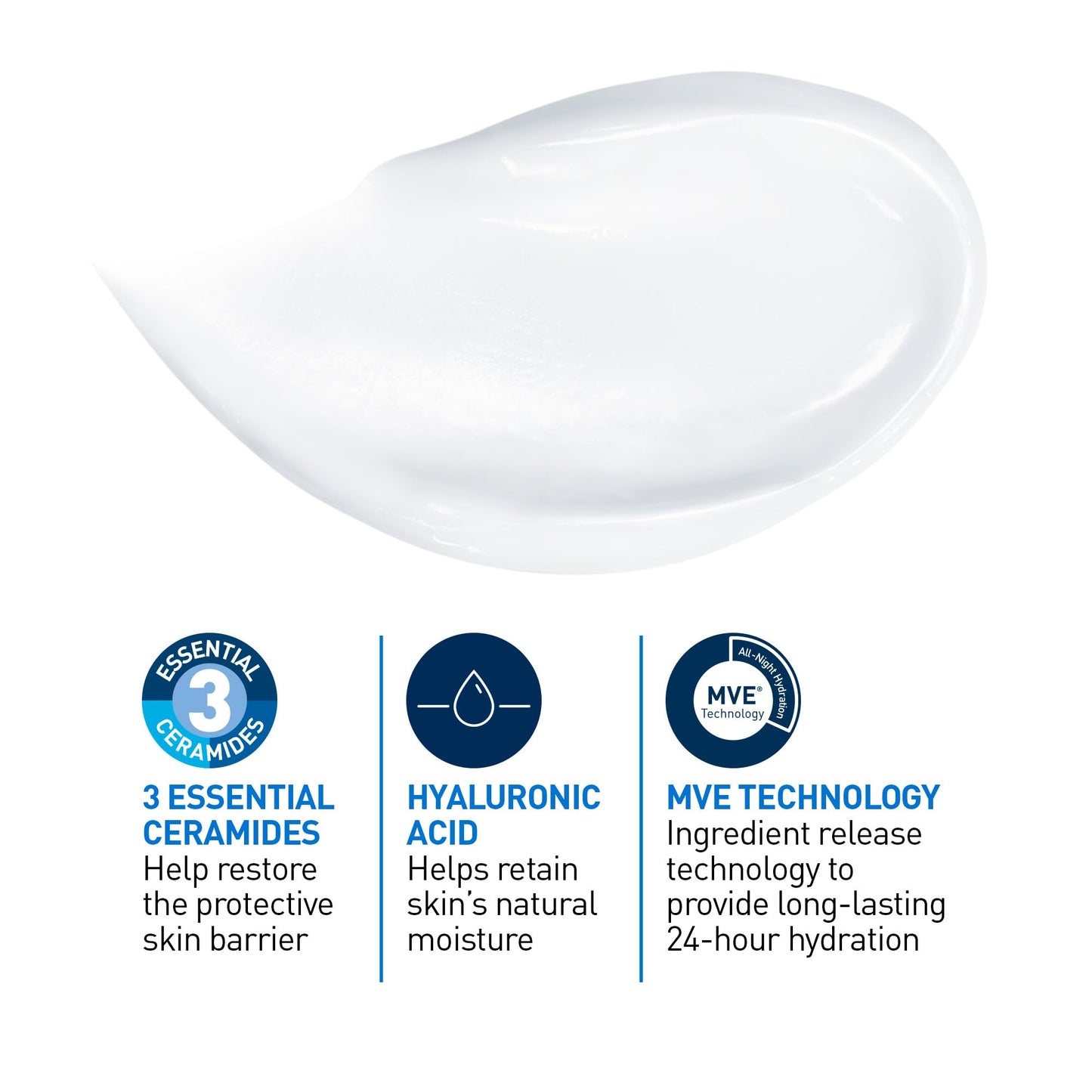CeraVe Moisturizing Cream, Daily Face, Hands, & Body Cream Moisturizer for Dry Skin With Hyaluronic Acid and Ceramides for Women and Men. Sensitive skin, Oil-free, Non-comedogenic, Fragrance-Free, 539 Grams
