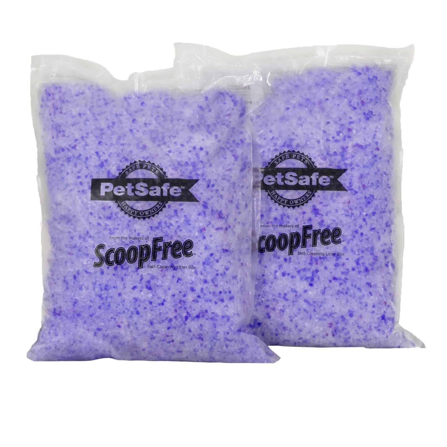 PetSafe ScoopFree Self-Cleaning Cat Litter Box Tray Refills with Premium Blue Non-Clumping Crystals, 3-Pack