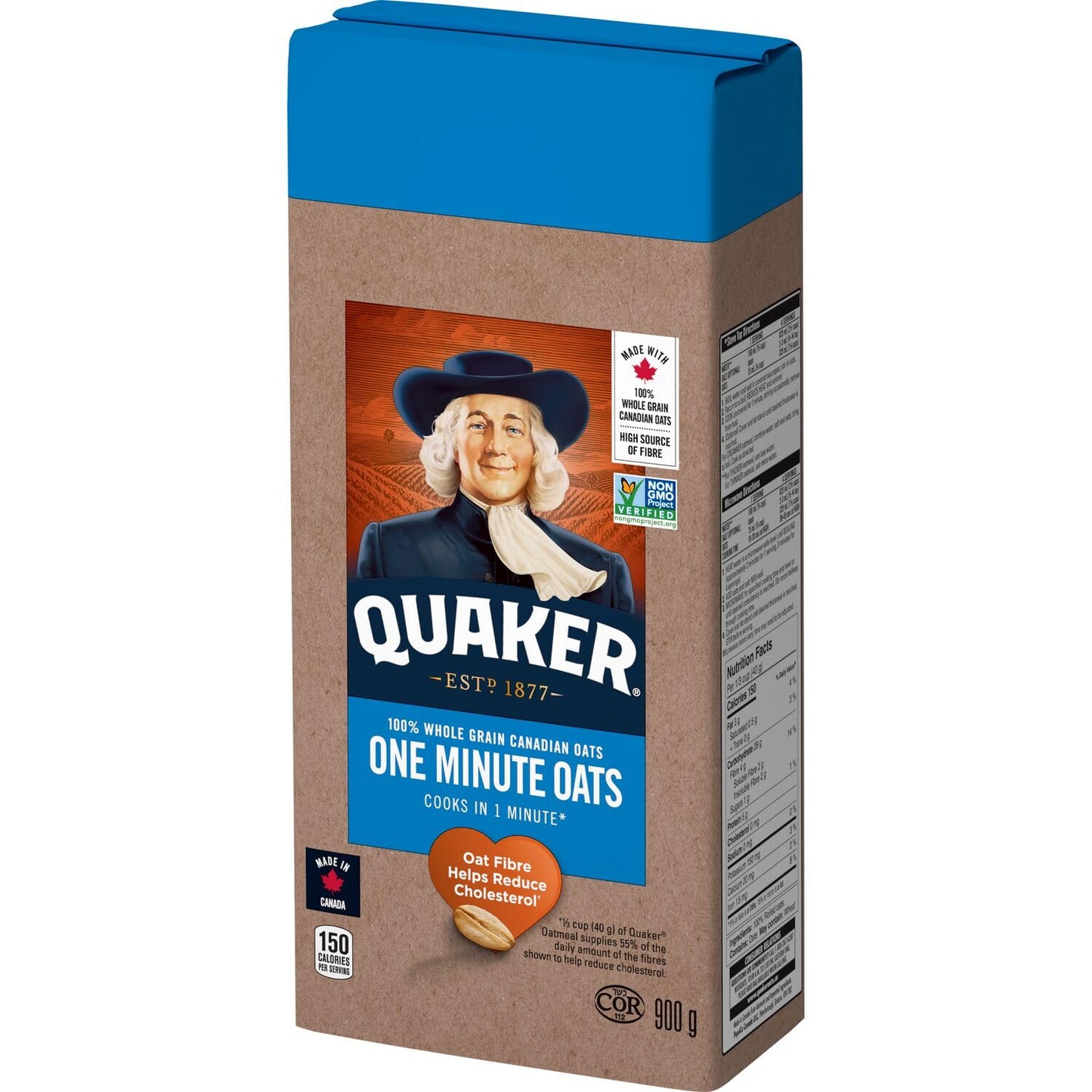 Quaker One Minute Oats, 900 g