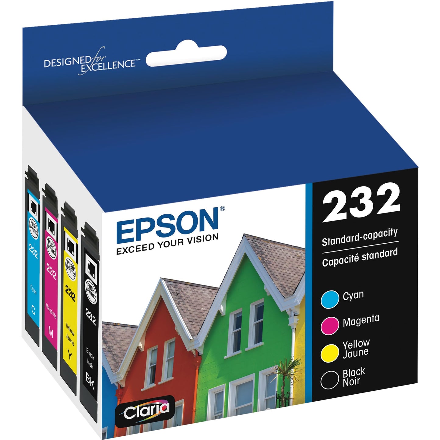 Epson T232 Black and Colour Combo Ink Cartridges, Standard Capacity