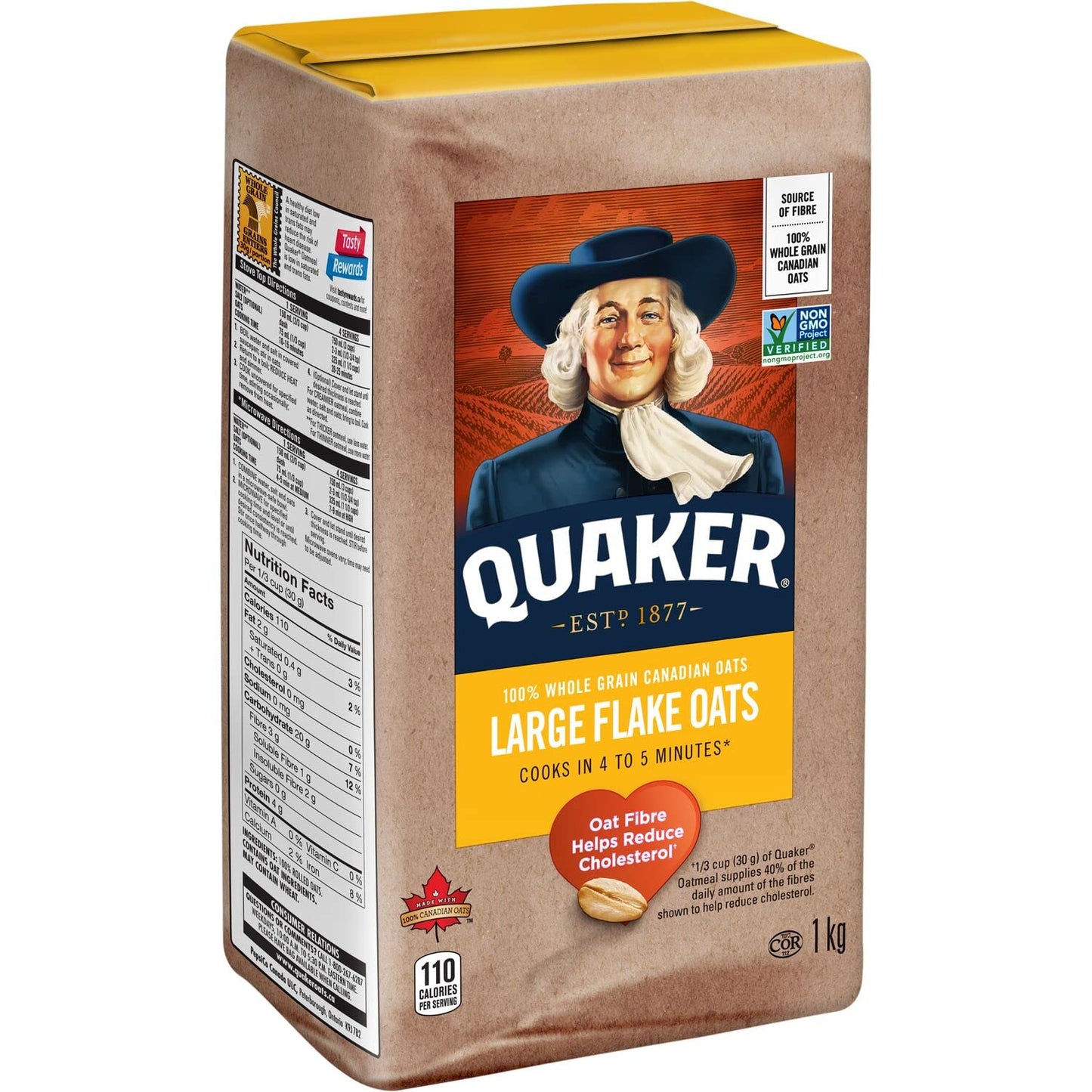 Quaker One Minute Oats, 900 g