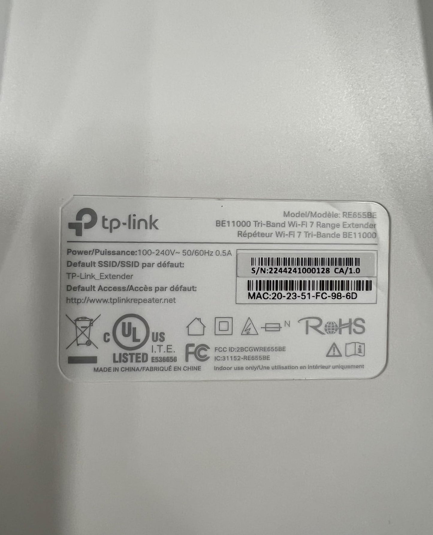 TP-Link AC1900 WiFi Extender (RE550), Covers Up to 2800 Sq.ft and 35 Devices, 1900Mbps Dual Band Wireless Repeater, Internet Booster, Gigabit Ethernet Port