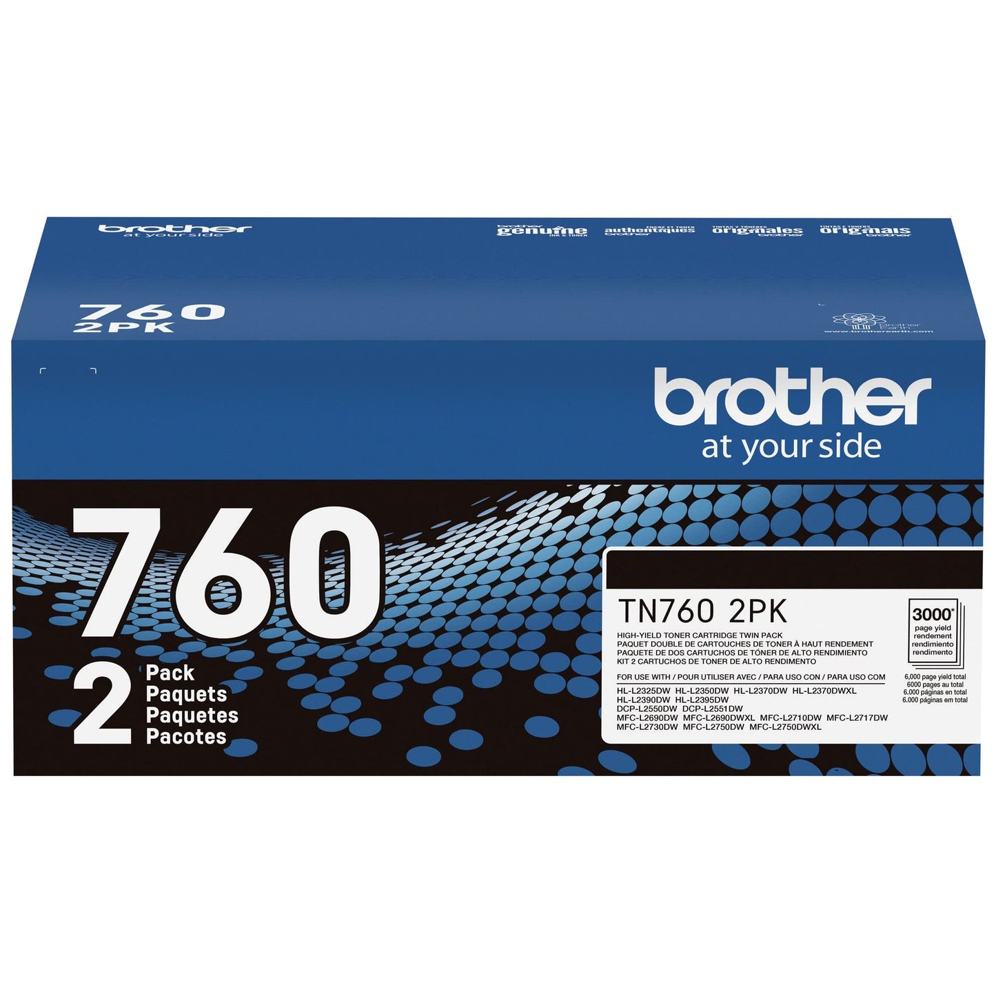 Brother Genuine Standard Yield Toner Cartridge, TN730, Replacement Black Toner, Page Yield Up To 1,200 Pages, Amazon Dash Replenishment Cartridge