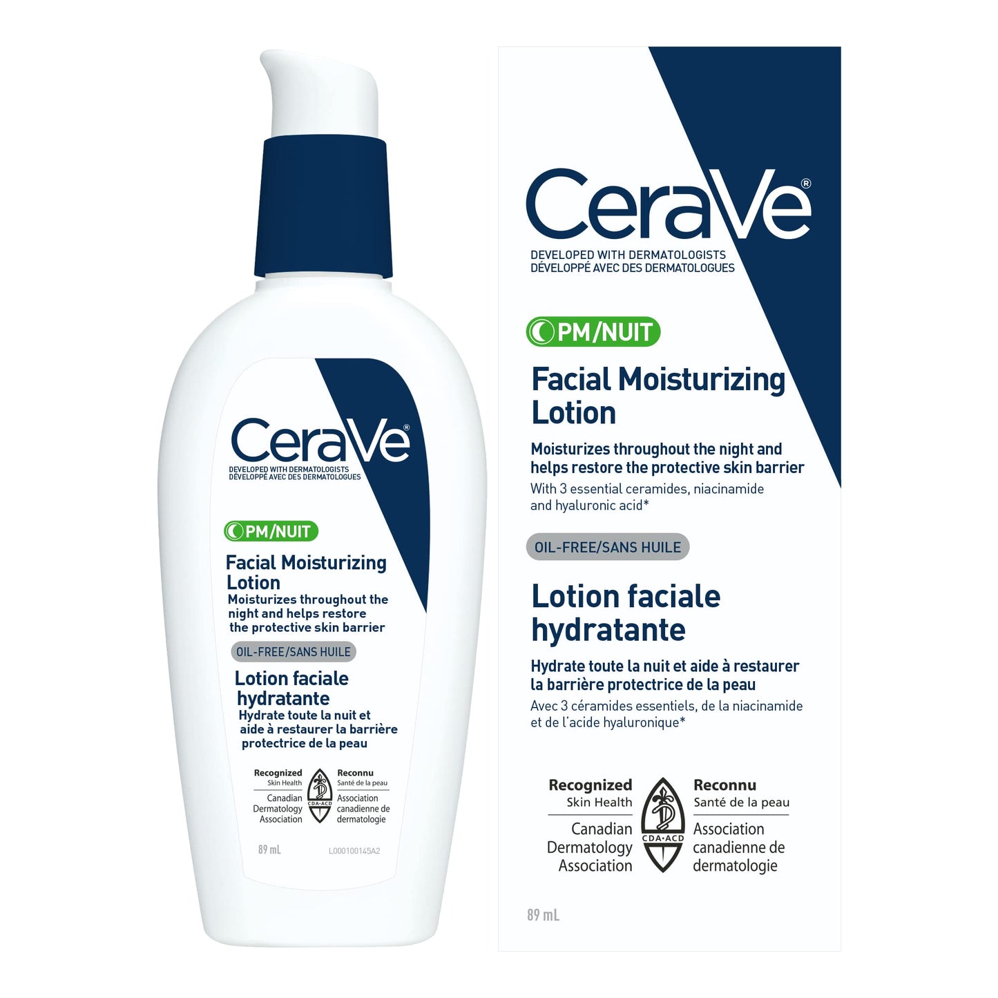 CeraVe Moisturizing Lotion, Daily Lightweight Lotion with Hyaluronic Acid & Ceramides for Women and Men. Suitable for Dry & Sensitive Skin, Fragrance-Free, Non-Comedogenic & Allergy Tested, 473 mL