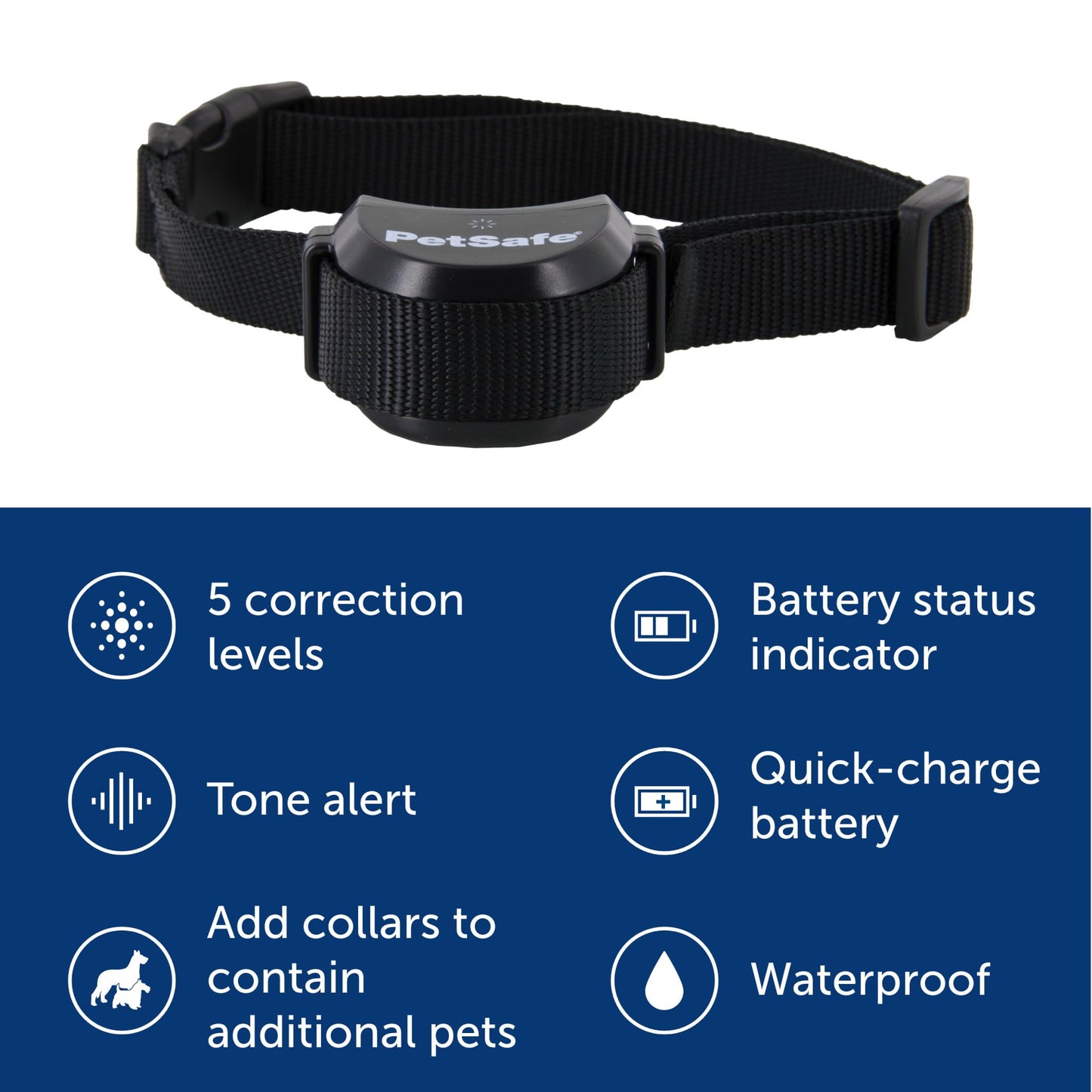 PetSafe Stay & Play Compact Wireless Fence, LCD Screen to Adjust The Circular Boundary, Secure up to a 3,000 Square Metre Area, Use for All Your Pets, Portable System