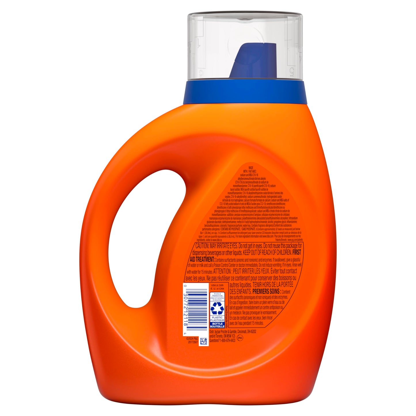 Tide Liquid Laundry Detergent, Original, 100 loads, 3.9 L, HE Compatible (Packaging May Vary)