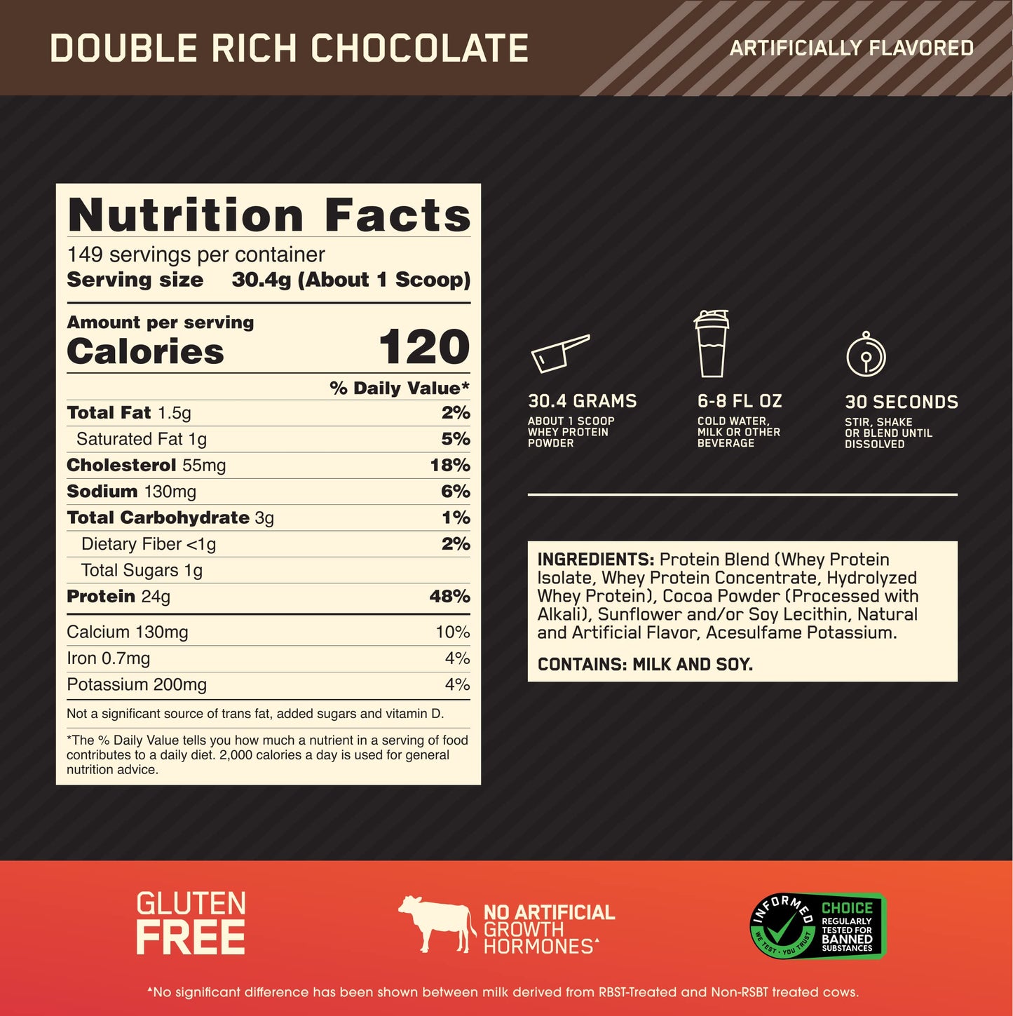 OPTIMUM NUTRITION Gold Standard Banana Cream 2lb