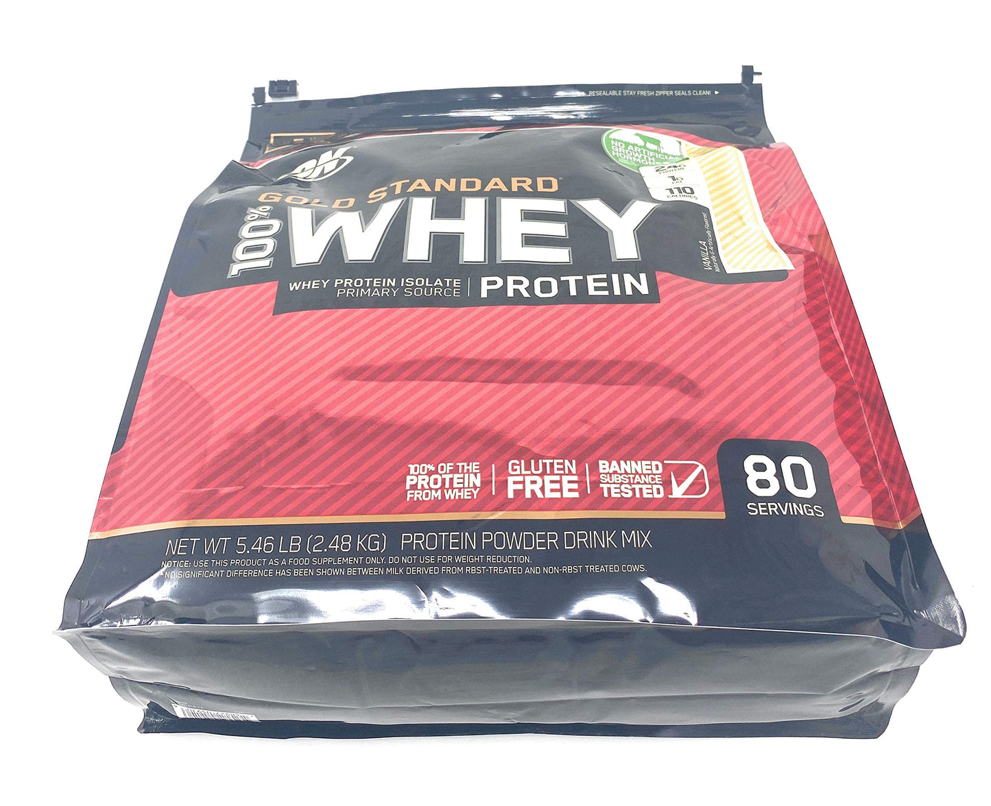 Optimum Nutrition Gold Standard 100% Whey Protein Vanilla Flavor 5.46 lb