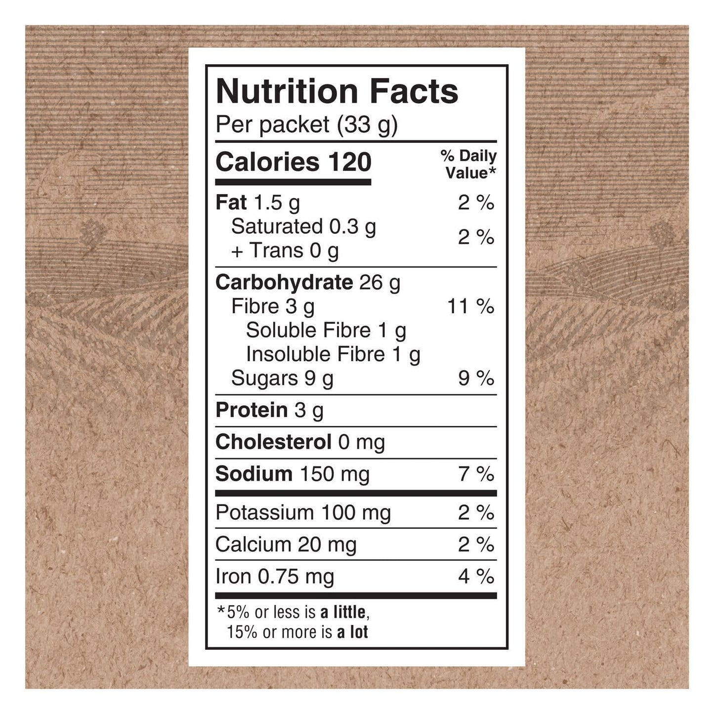 Quaker Maple & Brown Sugar Flavour Instant Oatmeal, 18 Packets, 774g