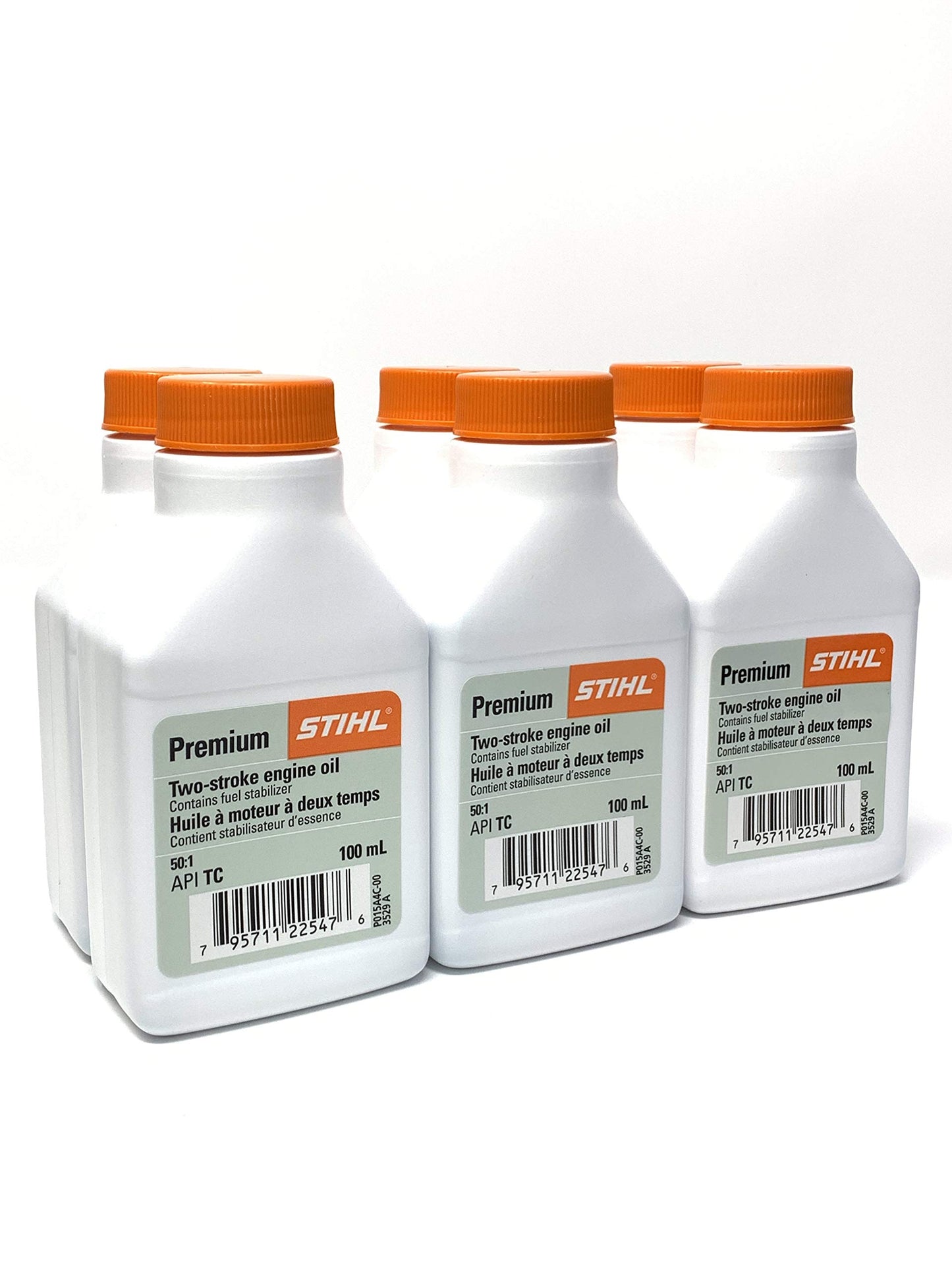 Stihl Premium 2 Stroke Oil 100 mL 50:1 Mix Bottle 6-Pack
