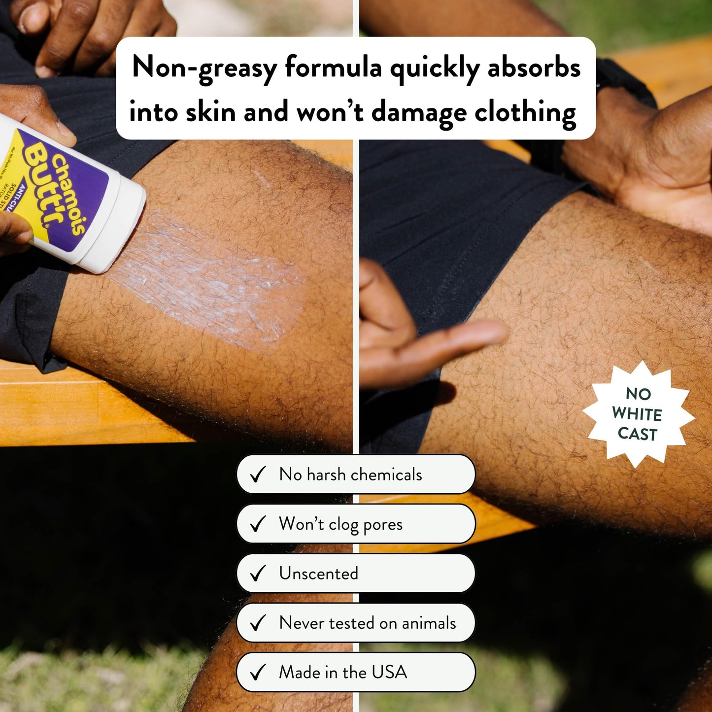 Chamois Butt'r GoStik Anti-Chafing Solid, 2.5 ounce