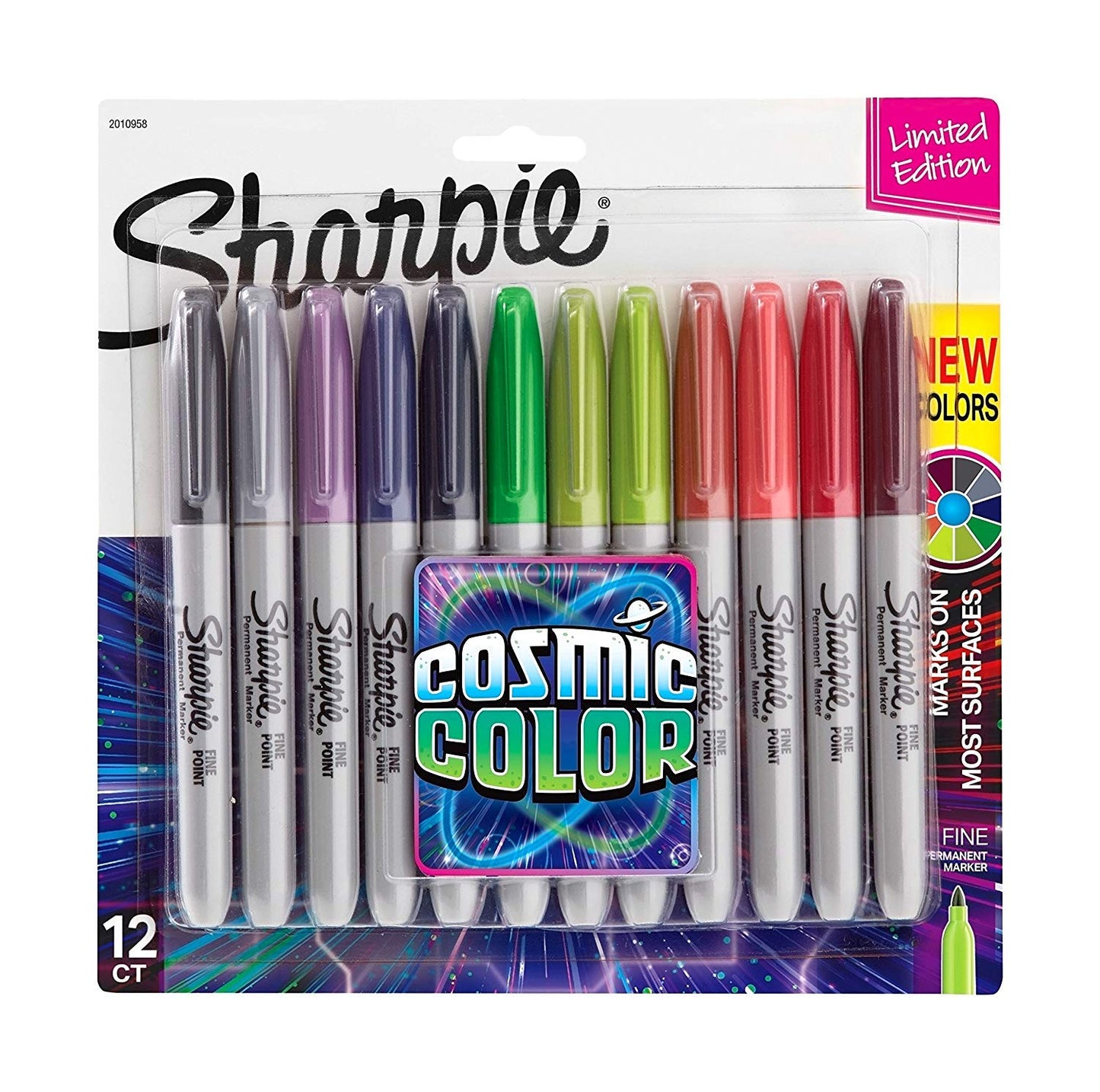 Sharpie Permanent Markers, Fine Point, Black, 36 Count - (New)