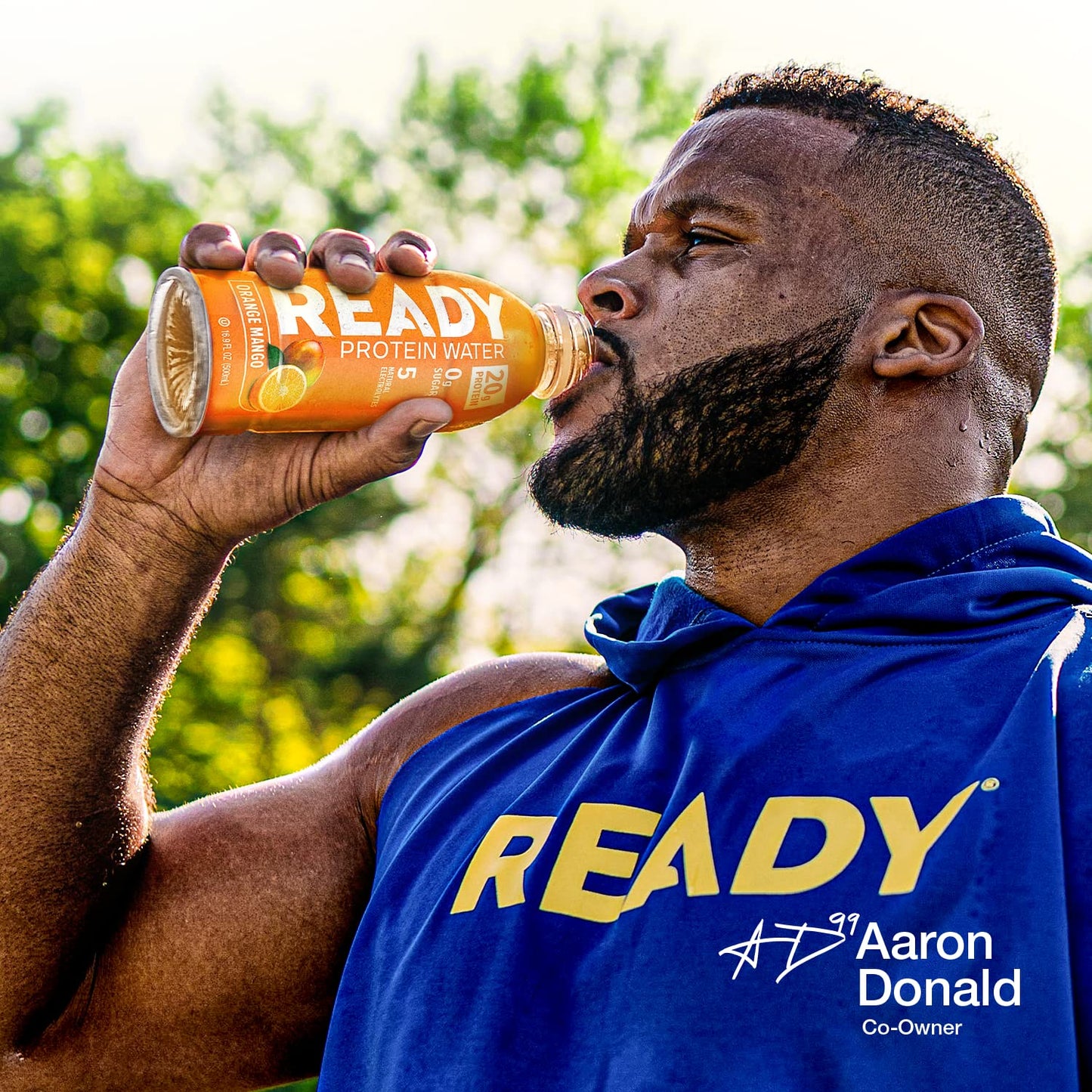 Ready Protein Water, 20g of Whey Protein Isolate, Sugar Free, Orange Mango, 12-Pack, 16.9 Fluid Ounces Each