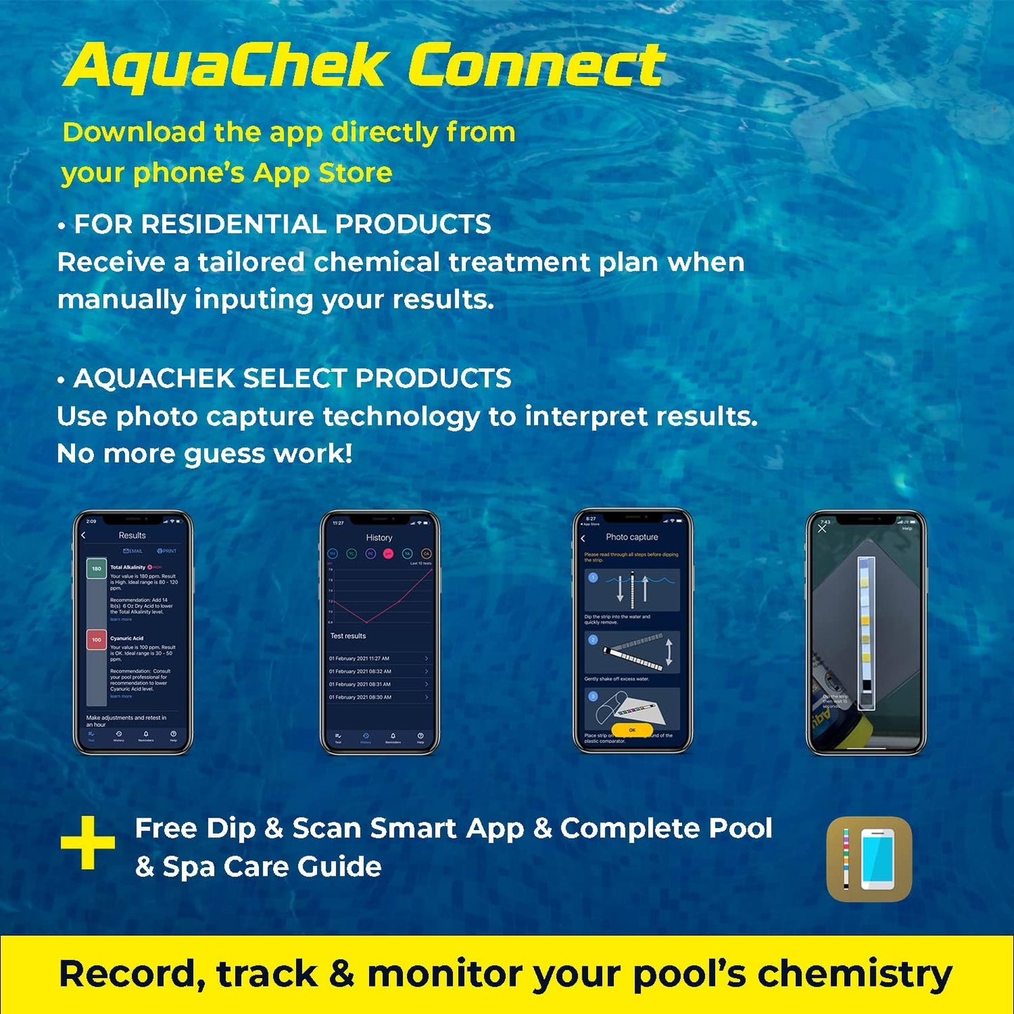 AquaChek 541604A Select Kit Test Strip for Swimming Pools