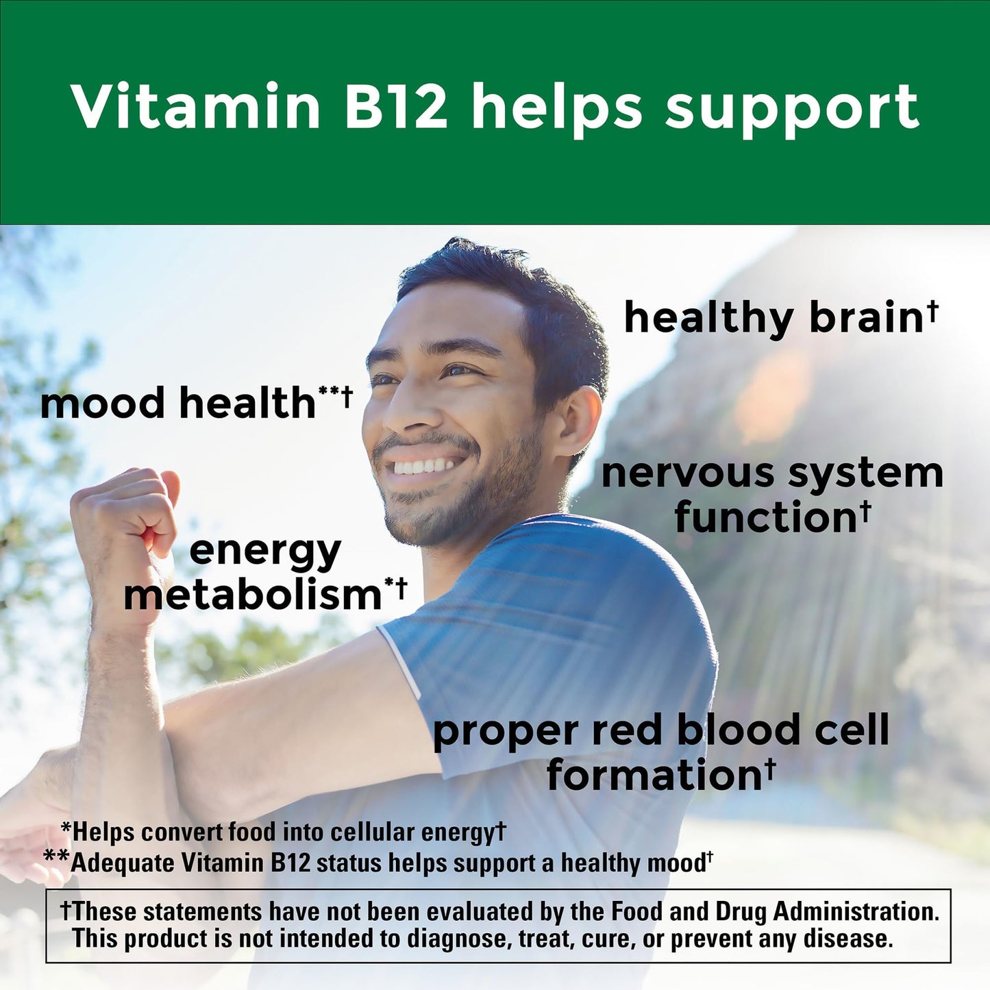 Nature Made Vitamin B12 1000 mcg, Dietary Supplement for Energy Metabolism Support, 150 Softgels, 150 Day Supply