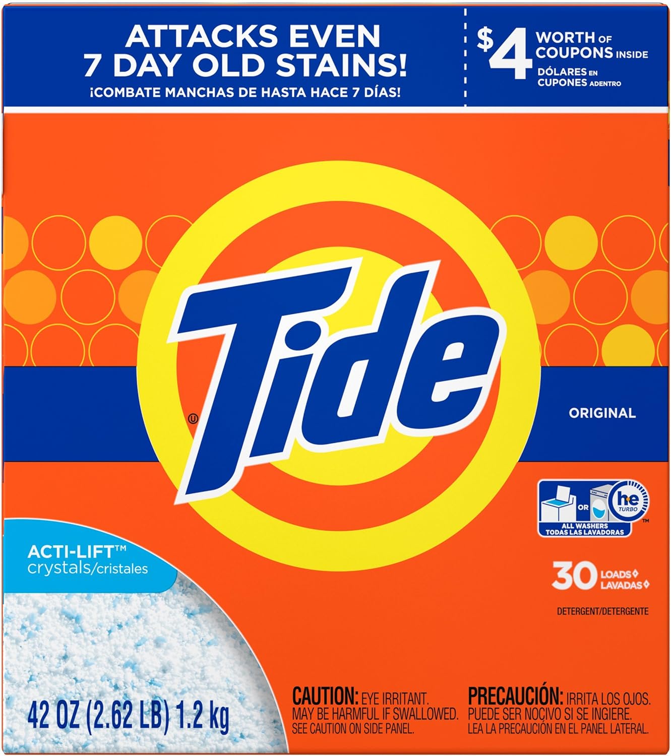Tide Original HE Turbo Powder Laundry Detergent