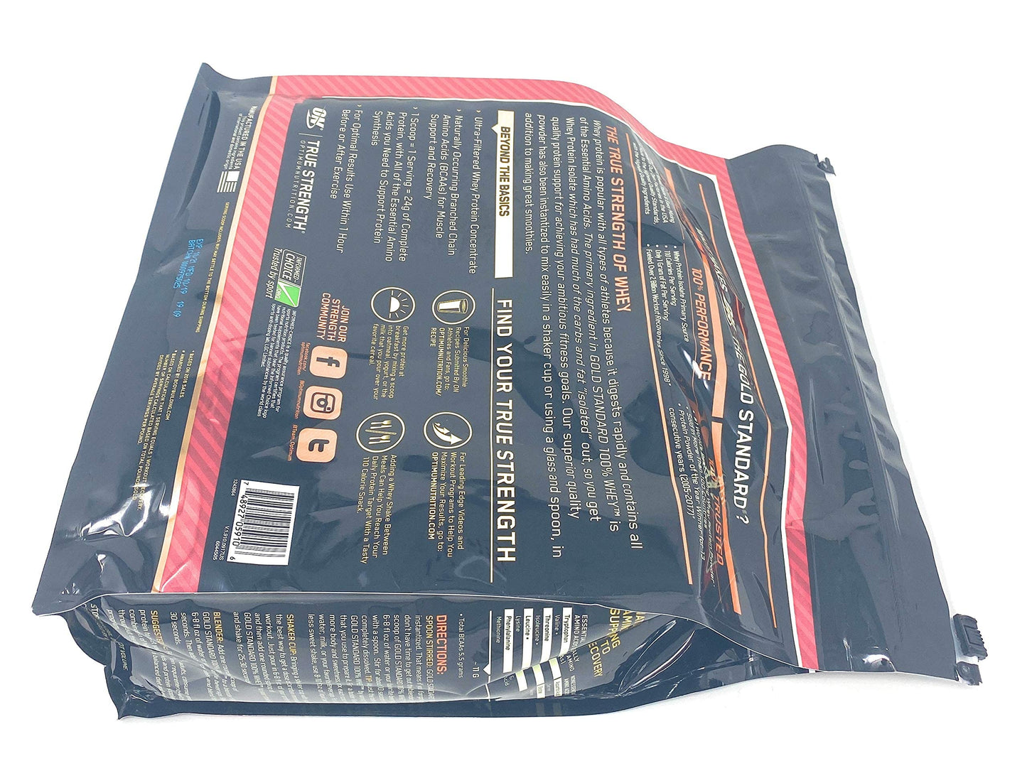 Optimum Nutrition Gold Standard 100% Whey Protein Vanilla Flavor 5.46 lb