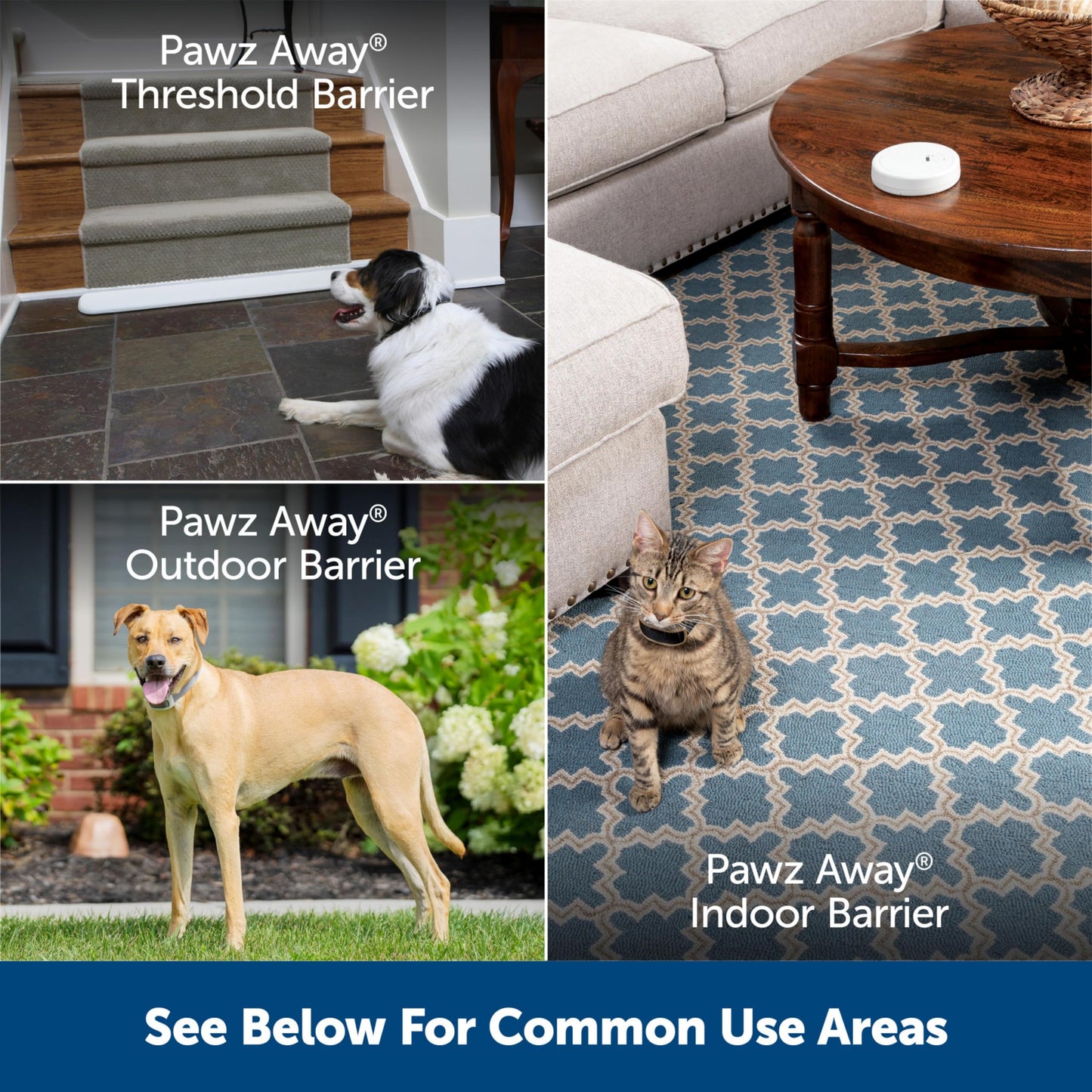 PetSafe Pawz Away Pet Barrier with Adjustable Range, Pet Proofing for Cats and Dogs, Static Stimulation
