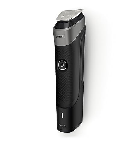 Philips Multigroom Series 3000 Cordless with 10 Trimming Accessories, Lithium-Ion and Storage Bag, MG3750/10
