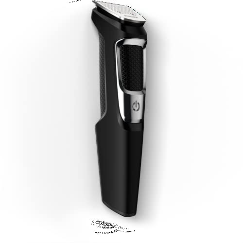 Philips Multigroom Series 3000 Cordless with 10 Trimming Accessories, Lithium-Ion and Storage Bag, MG3750/10