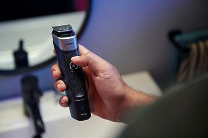 Philips Multigroom Series 3000 Cordless with 10 Trimming Accessories, Lithium-Ion and Storage Bag, MG3750/10
