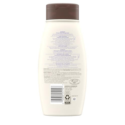 Aveeno Stress Relief Body Wash - Dry Skin, Colloidal Oatmeal, Ylang Ylang, Chamomile, Lavender Essential Oils, 975 mL (Packaging May Vary)