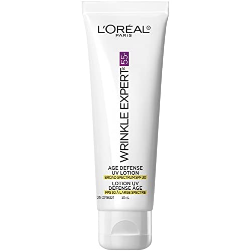L’Oréal Paris Anti-Aging Face Cream 55+, Day & Night Skincare, Wrinkle Expert, With Calcium to Reduce the Look of Wrinkles, 50mL