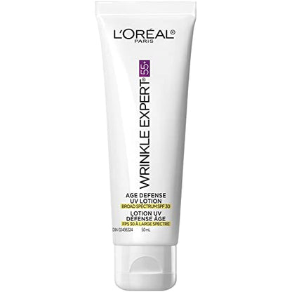 L’Oréal Paris Anti-Aging Face Cream 55+, Day & Night Skincare, Wrinkle Expert, With Calcium to Reduce the Look of Wrinkles, 50mL