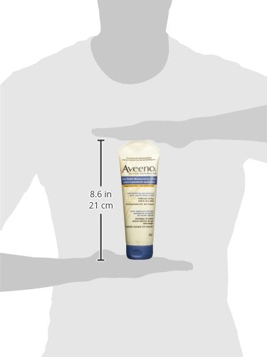 Aveeno Intense Relief Overnight Cream - Shea Butter, Colloidal Oatmeal - Dry Skin Lotion- Fragrance Free, 208 mL