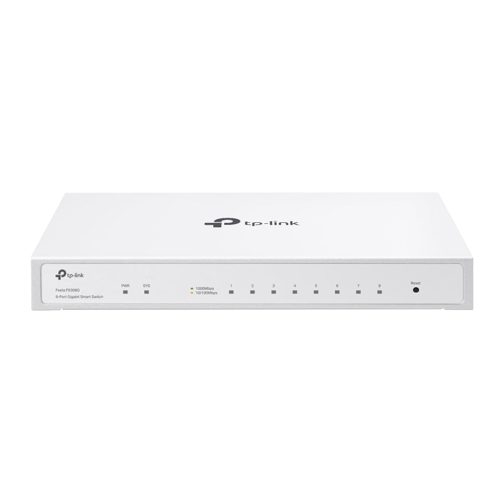 TP-Link TL-SG105 5 Port Gigabit Unmanaged Ethernet Network Switch, Ethernet Splitter, Plug and Play, Fanless Metal Design, Shielded Ports, Traffic Optimization, Limited Lifetime Protection,Black