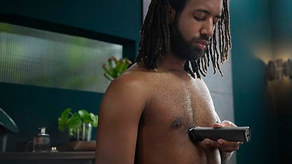 Philips Multigroom Series 3000 Cordless with 10 Trimming Accessories, Lithium-Ion and Storage Bag, MG3750/10