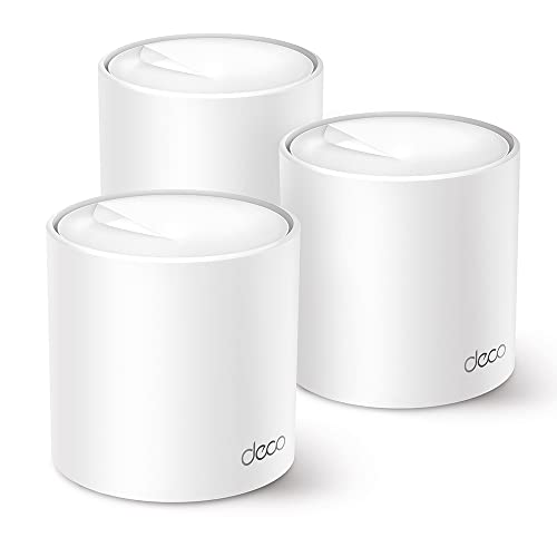 TP-Link Deco AX3000 WiFi 6 Mesh System (Deco X50) - Covers up to 6,500 Sq.Ft, Replaces Wireless Router and Extender, 3 Gigabit Ports per Unit, Supports Ethernet Backhaul, 3-Pack