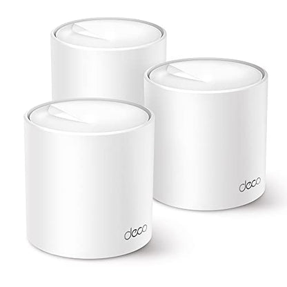 TP-Link Deco AX3000 WiFi 6 Mesh System (Deco X50) - Covers up to 6,500 Sq.Ft, Replaces Wireless Router and Extender, 3 Gigabit Ports per Unit, Supports Ethernet Backhaul, 3-Pack