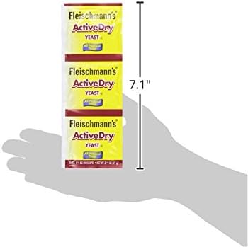 Fleischmann's Active Dry Yeast,0.25 Ounce, 3 Count