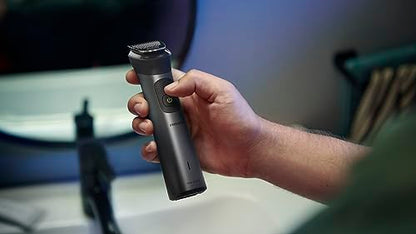 Philips Multigroom Series 3000 Cordless with 10 Trimming Accessories, Lithium-Ion and Storage Bag, MG3750/10