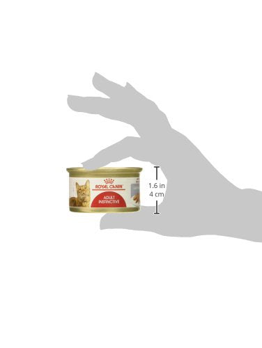 Royal Canin Feline Health Nutrition Adult Instinctive Loaf in Sauce Canned Cat Food (24 Pack), 5.8 oz/One Size