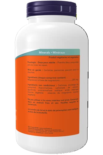 Now Foods Magnesium Citrate 200mg 100tab