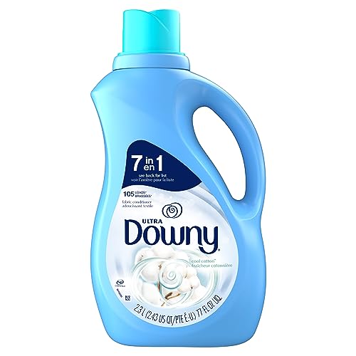 Downy Ultra Laundry Liquid Fabric Softener (Fabric Conditioner), Cool Cotton, 2.64L, 120 Loads