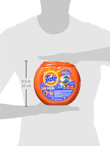 Tide PODS Laundry Detergent Pacs, Original Scent, Powerful 3-in-1 Clean in one Step, HE Compatible, 112 Count