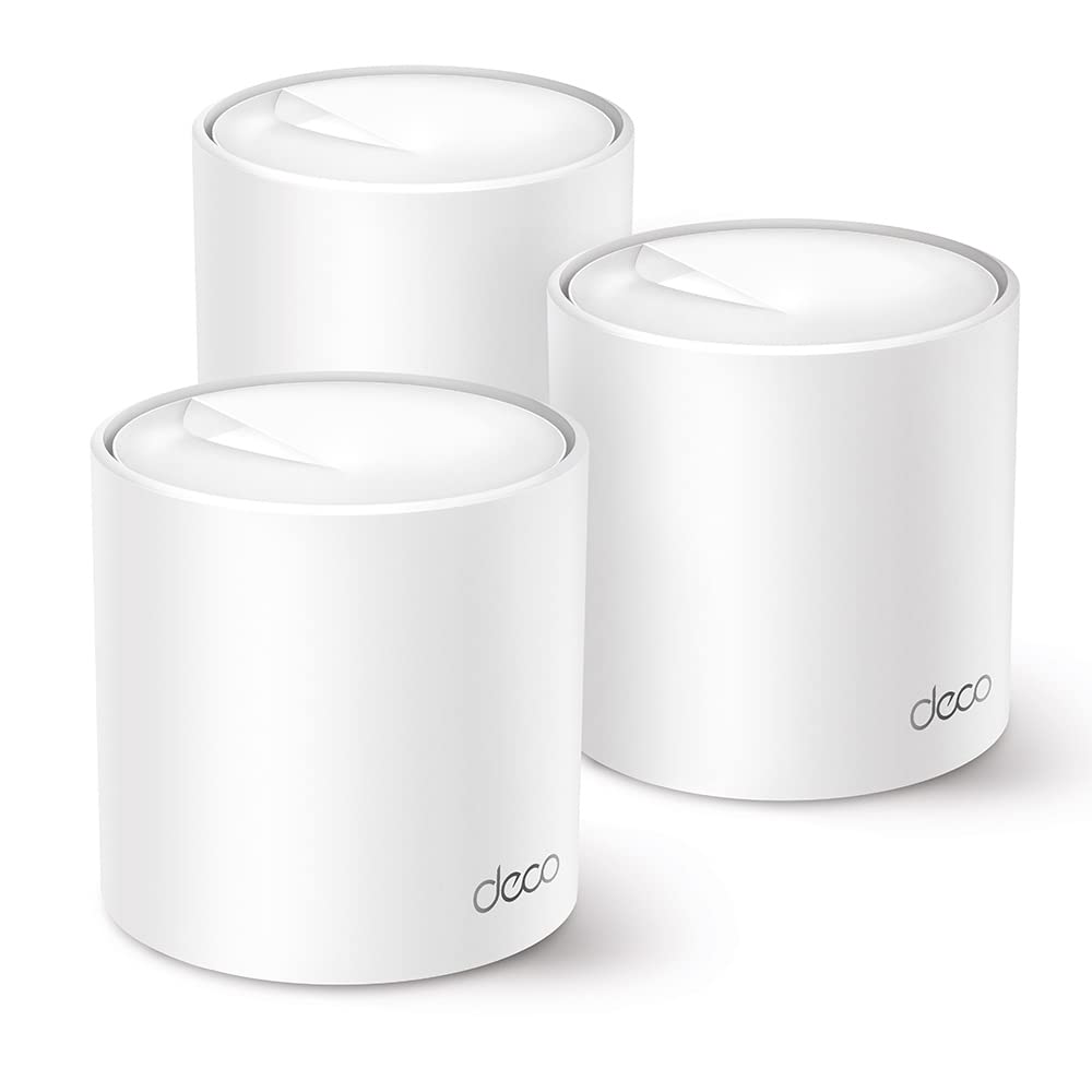 TP-Link Deco AX3000 WiFi 6 Mesh System (Deco X50) - Covers up to 6,500 Sq.Ft, Replaces Wireless Router and Extender, 3 Gigabit Ports per Unit, Supports Ethernet Backhaul, 3-Pack