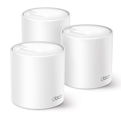 TP-Link Deco AX3000 WiFi 6 Mesh System (Deco X50) - Covers up to 6,500 Sq.Ft, Replaces Wireless Router and Extender, 3 Gigabit Ports per Unit, Supports Ethernet Backhaul, 3-Pack