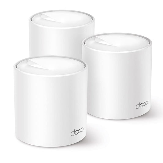 TP-Link Deco AX3000 WiFi 6 Mesh System (Deco X50) - Covers up to 6,500 Sq.Ft, Replaces Wireless Router and Extender, 3 Gigabit Ports per Unit, Supports Ethernet Backhaul, 3-Pack