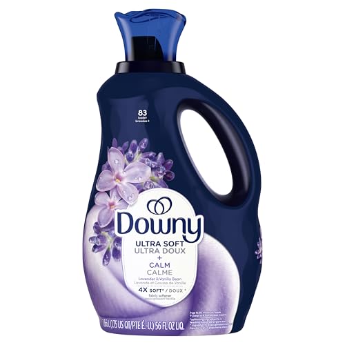 Downy Ultra Soft Fabric Softener Liquid, Calm, Lavender and Vanilla Bean, 2.76L