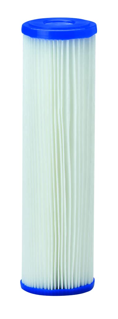 Pentek R50 Pleated Polyester Filter Cartridge, 9-3/4-Inch x 2-5/8-Inch, 50 Microns