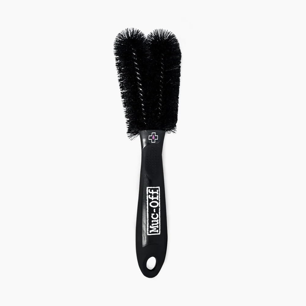 Muc-Off 206 5 Piece Premium Brush Kit - Includes 5 Bike Cleaning Brushes with Durable Nylon Bristles and Ergonomic Rubberised Handles to Minimise Impact