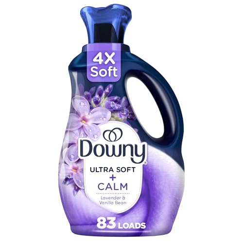 Downy Ultra Soft Fabric Softener Liquid, Calm, Lavender and Vanilla Bean, 2.76L