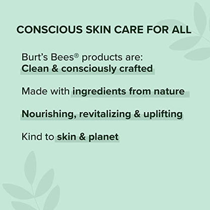 Burt's Bees Sensitive Hydrating Gentle Daily Face Cream Moisturizer Face Lotion for Sensitive Skin with Aloe and Rice Milk, 98.9% Natural Origin, Developed with Dermatologists, 51g