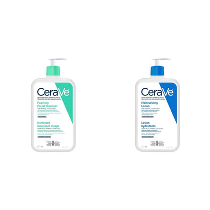 CeraVe FOAMING Face Cleanser, Gentle Face Wash with Hyaluronic Acid, Niacinamide, Ceramides. Makeup Remover for oily skin, won’t clog pores. Oil & sebum control. Non-Comedogenic, Sensitive Skin, Men & Women, 562ML